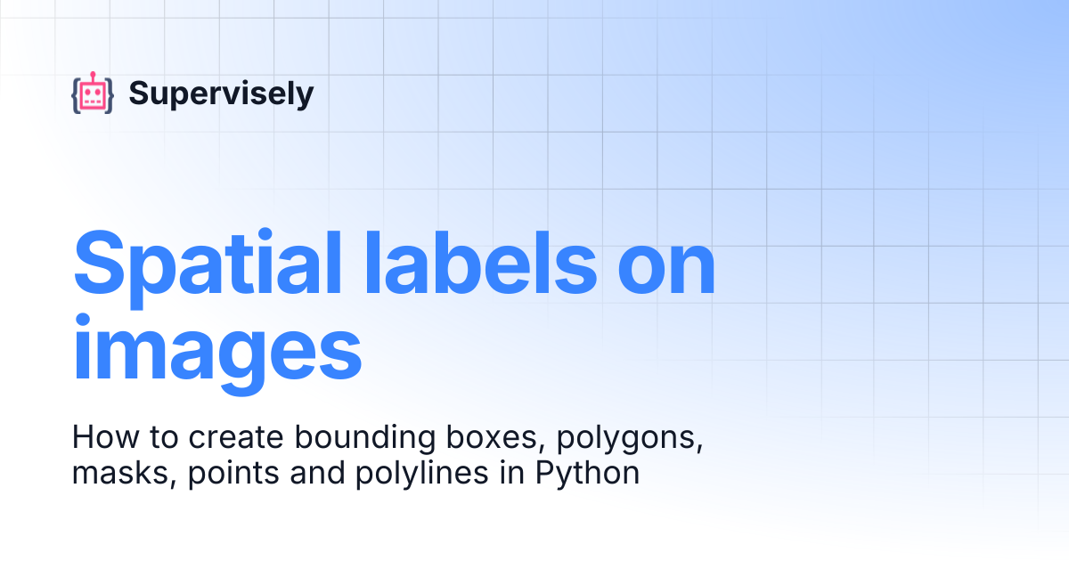 Spatial labels on images | Supervisely